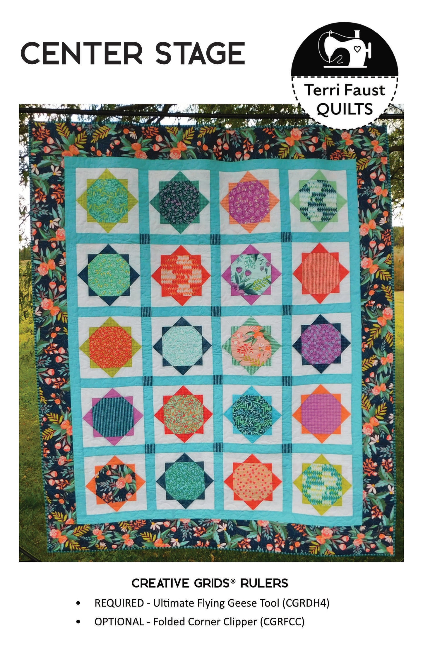 Center Stage - PDF digital download quilt pattern