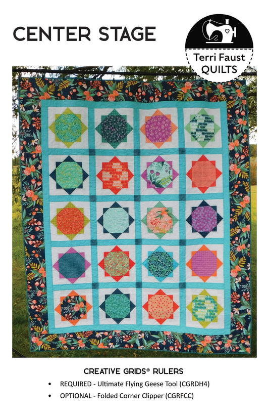 Center Stage - PDF digital download quilt pattern