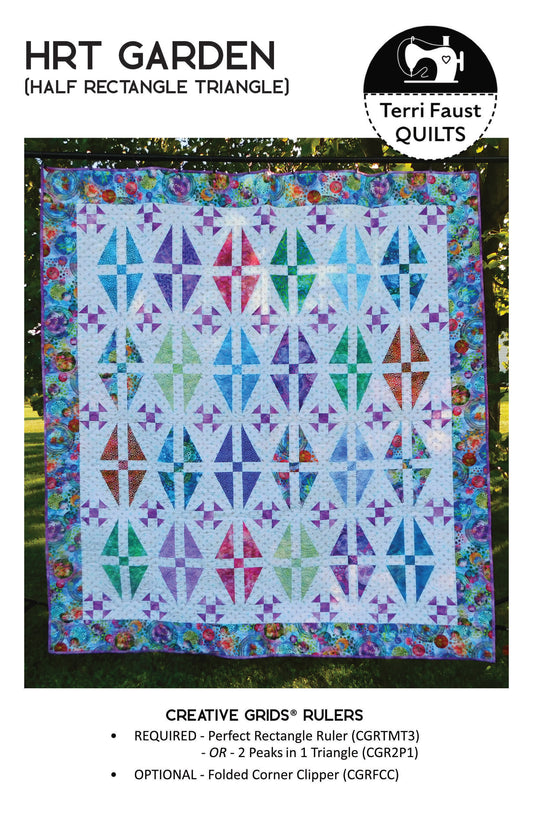 HRT Garden (Half Rectangle Triangle) - PDF digital download quilt pattern